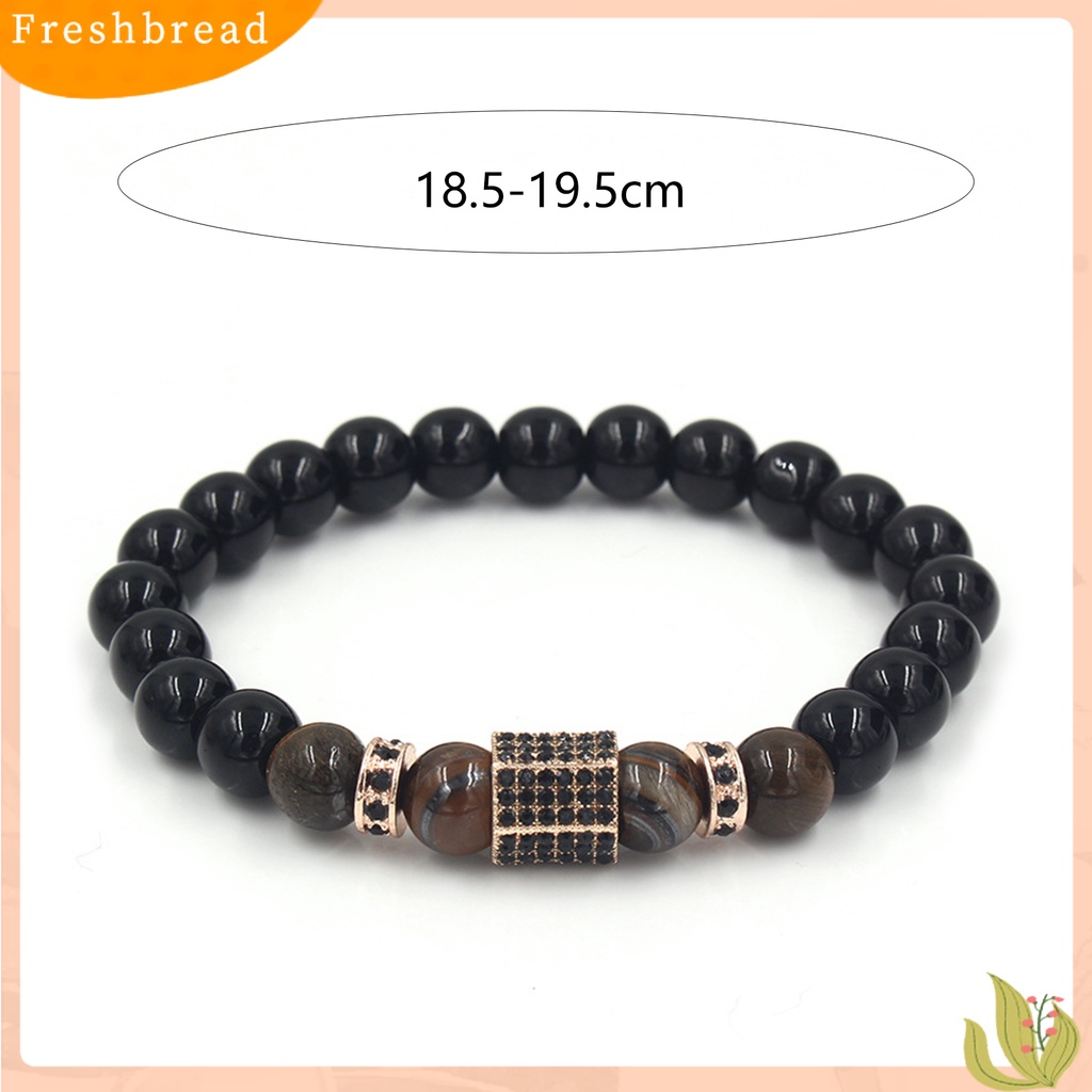 &lt; Freshbread &gt; Pria Gelang Vintage Indah Palsu Kristal Manik Gelang Perhiasan Aksesoris Pakaian Sehari-Hari