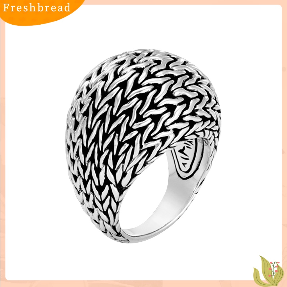 &lt; Freshbread &gt; Band Sarang Burung Punk Pria Wanita Perjamuan Cocktail Pesta Jari Cincin Hadiah Ulang Tahun