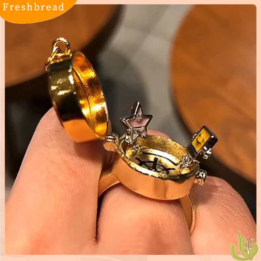 &lt; Freshbread &gt; BFF Cincin Bintang Dapat Dibuka Perhiasan Kartun Adjustable Finger Ring Untuk Pakaian Sehari-Hari