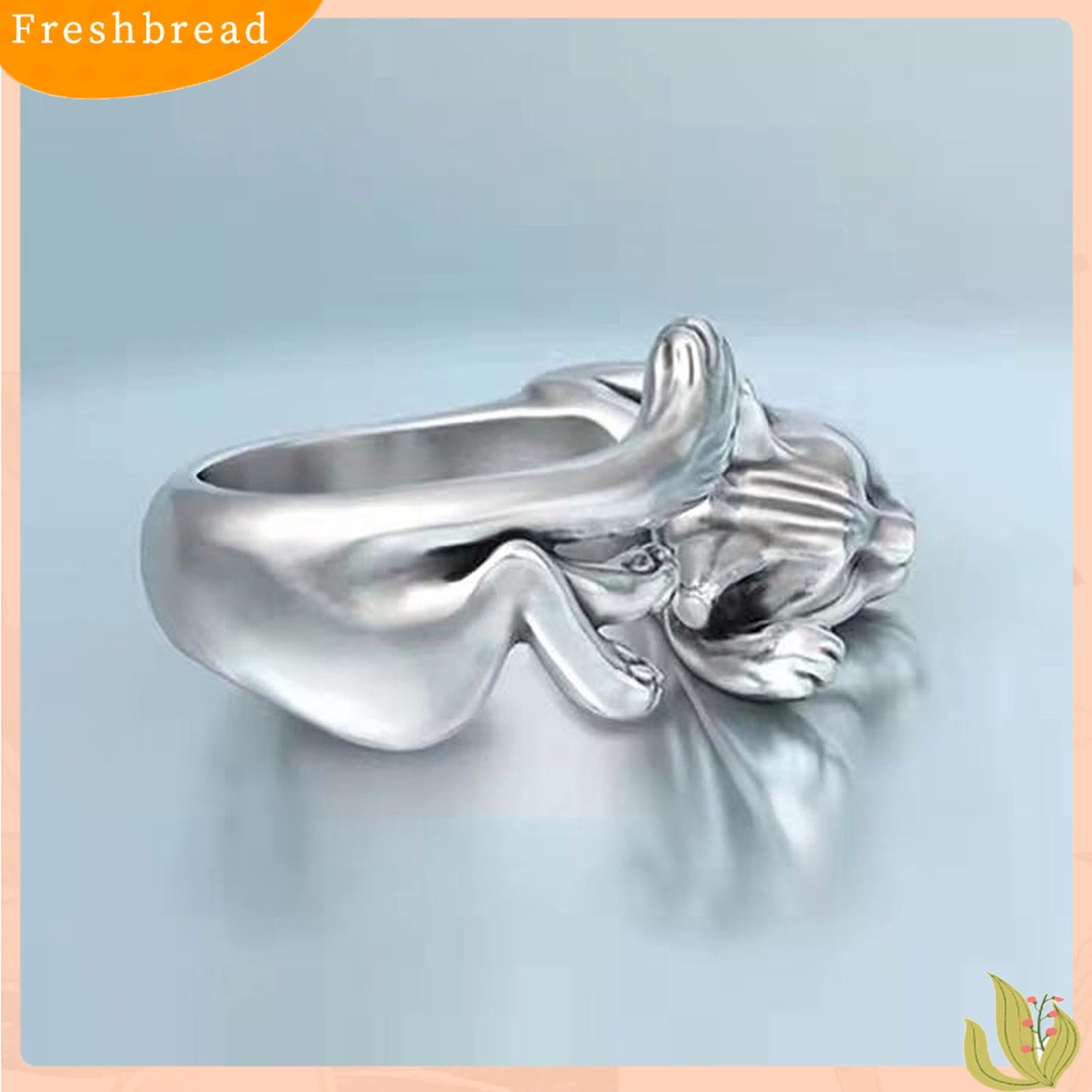 &lt; Freshbread &gt; Cute Adjustable Open Cat Kitten Totem Cincin Aksesori Perhiasan Pernikahan