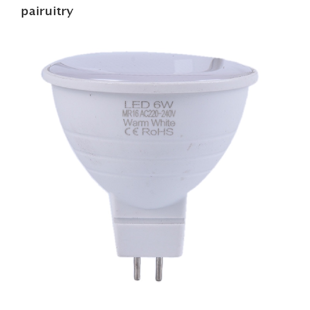 Prt Dimmable GU10 COB Lampu Sorot LED 6W MR16 Bulbs Light 220V Putih Lampu Down Light PRT