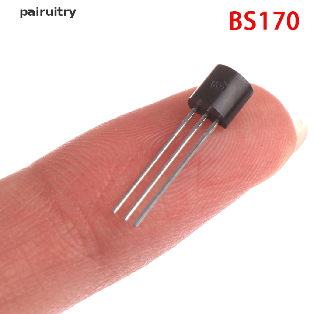 Prt 10PCS BS170 TO-92 Transistor Efek Lapangan In-Line Baru PRT