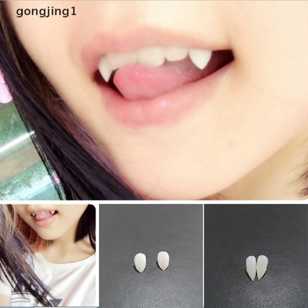 Ggg Bloodcurdling Vampire Werewolves Taring Gigi Palsu Gigi Palsu Kostum Halloween Fad ID