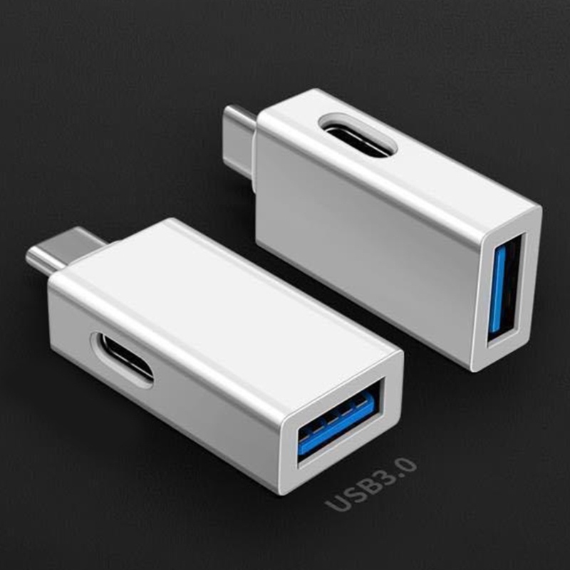 Zzz Adaptor USB C Tipe C Ke Usb3 0 Konektor Adaptor Dengan Port Charging OTG Adapter Untuk Ponsel Tablet Mouse Keyboard