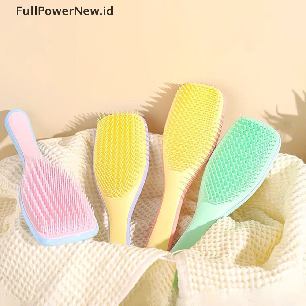 Power Sikat Rambut Anti Statis Gagang Detangling Sisir Alat Styling Rambut Salon ID