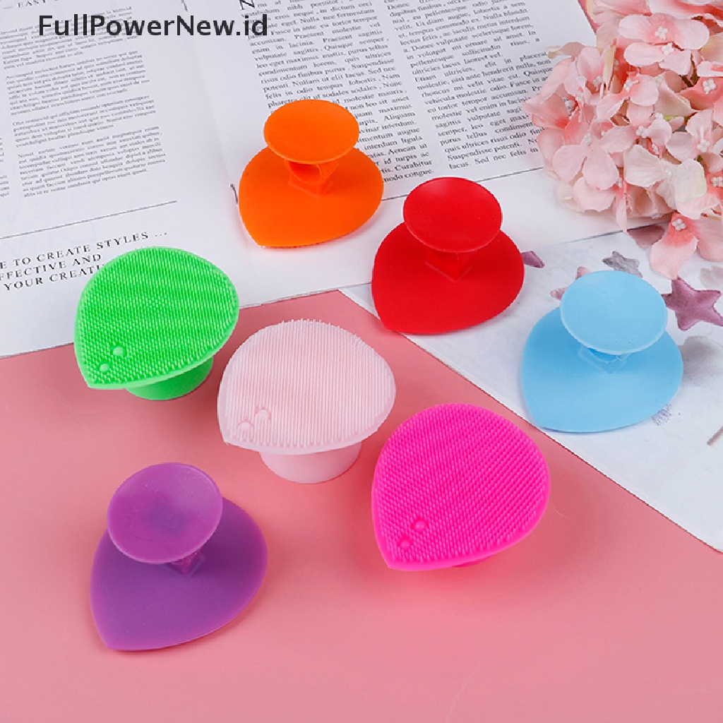 Power Silicone Wash Pad Face Exfoliag Alat Sikat Pembersih Wajah Komedo ID