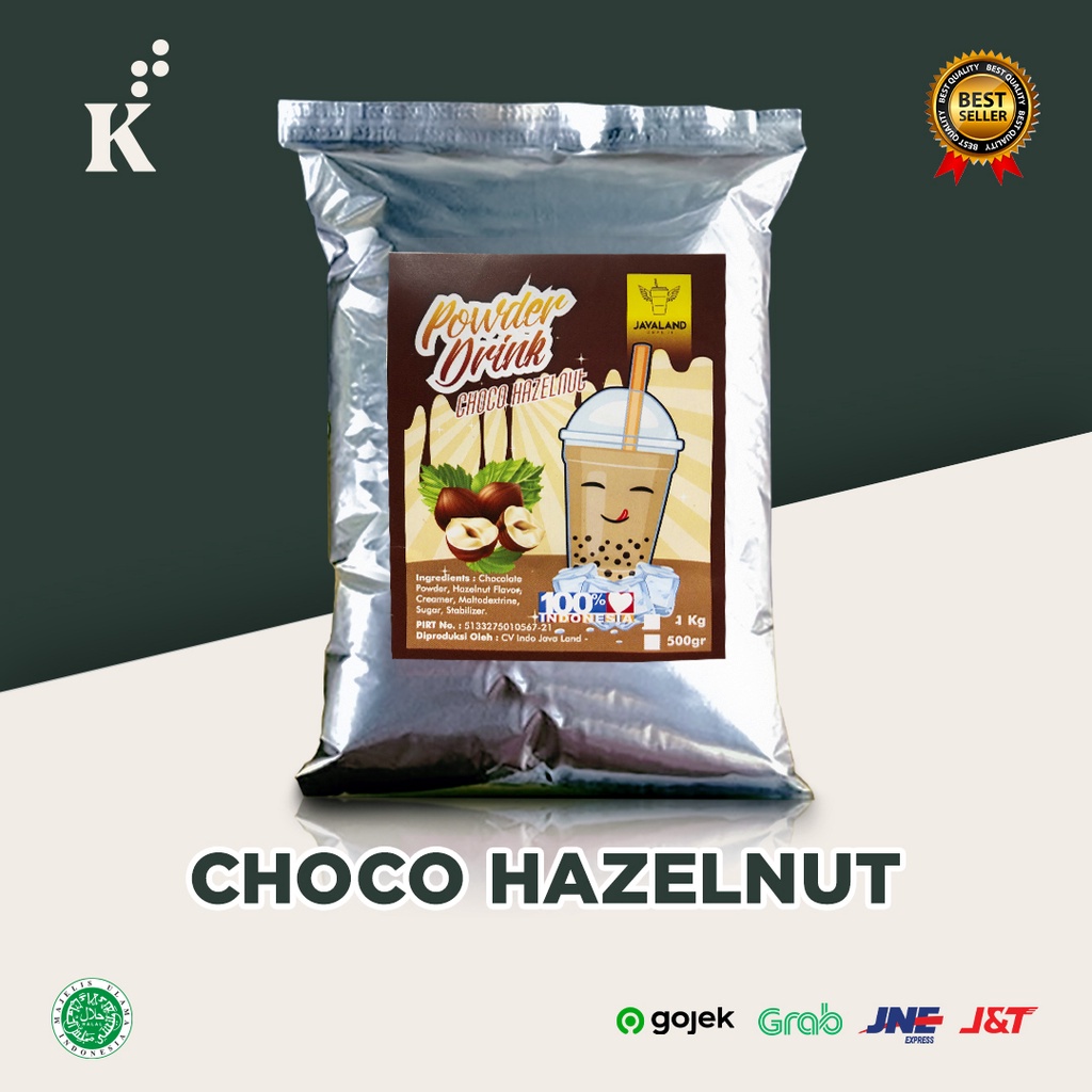 

[Ready-Stock] Bubuk Minuman Choco Hazelnut Bubble Powder Drink ORIGINAL Java land 1kg