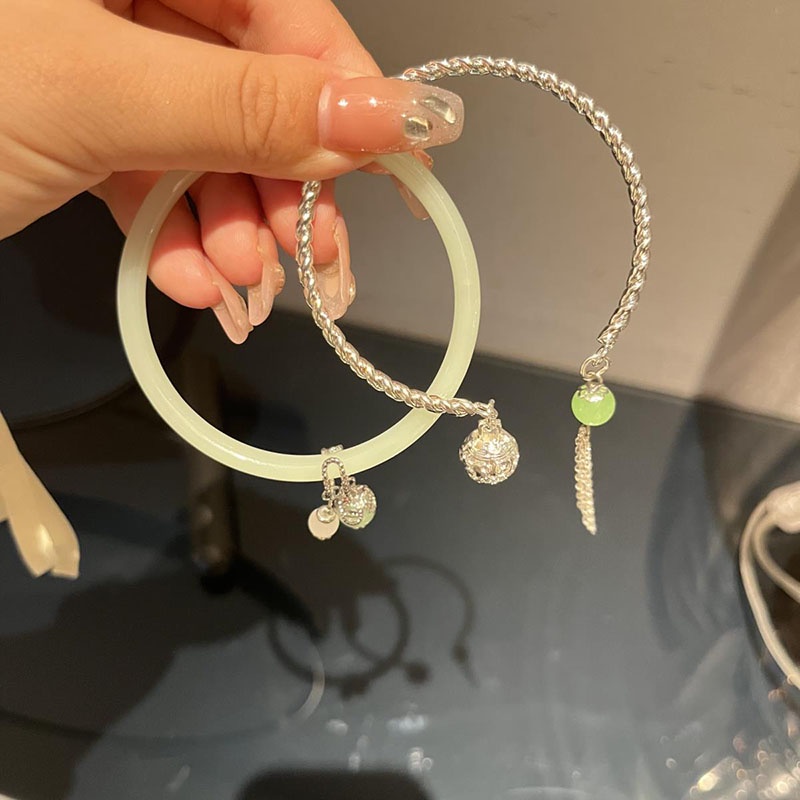 Gelang Geometris Lonceng Kecil Fashion Alloy Untuk Wanita