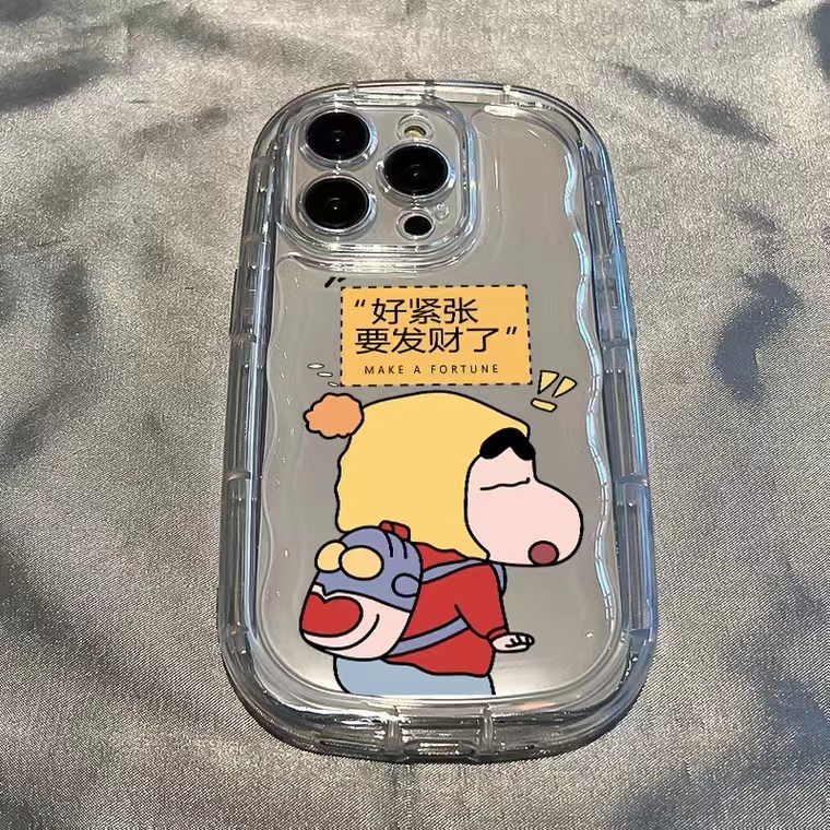 IPHONE Casing Transparan Anak Laki-Laki Lucu Kompatibel Untuk Iphone14 13 12 11 Pro Max XS X Xr8 +7Plus Silikon Lembut Shockproof Casing Ponsel Cover Sel Precticer