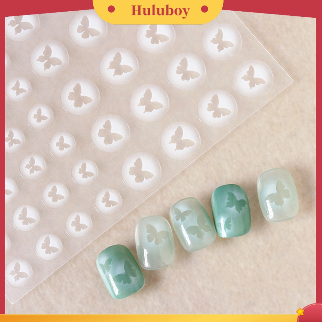 {In Stock} Stiker Kuku Ultra-Tipis Perekat Diri Kuat Lengket Bentuk Kreatif Mudah Diterapkan Kertas Hias Kuku Lengket Stiker DIY Nail Art Ornamen Perlengkapan Kuku