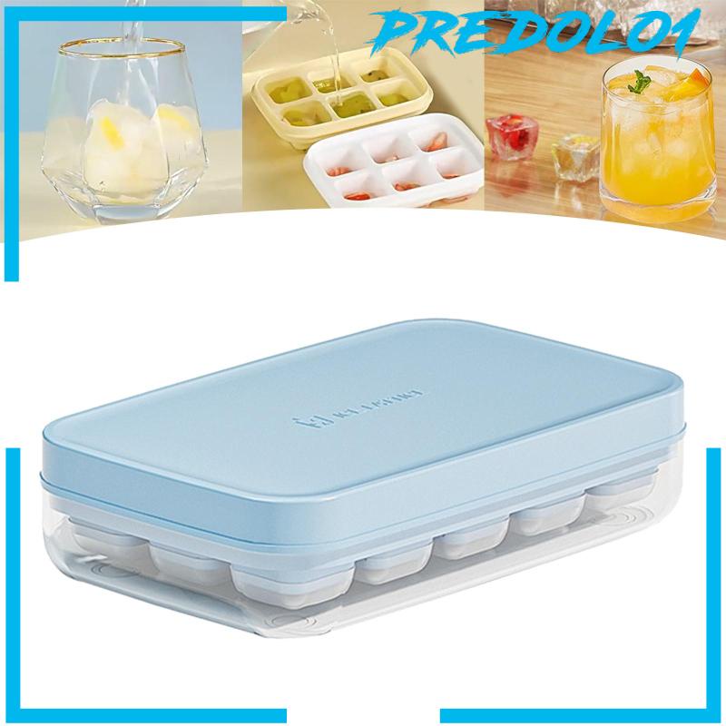 [Predolo1] Ice Cube Tray Serbaguna Easy Release Portable Untuk Jus Minuman Kopi