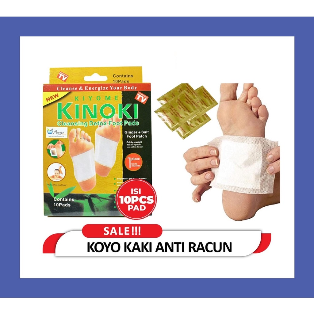 Koyo kaki Kinoki GOLD Koyo Kesehatan Detox Toksin Ampuh Buang Racun