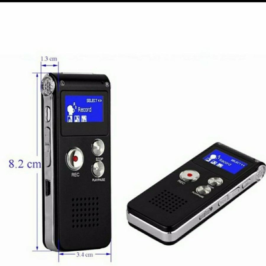 Digital Voice Recorder 8GB + MP3 Player - Perekam Suara Digital