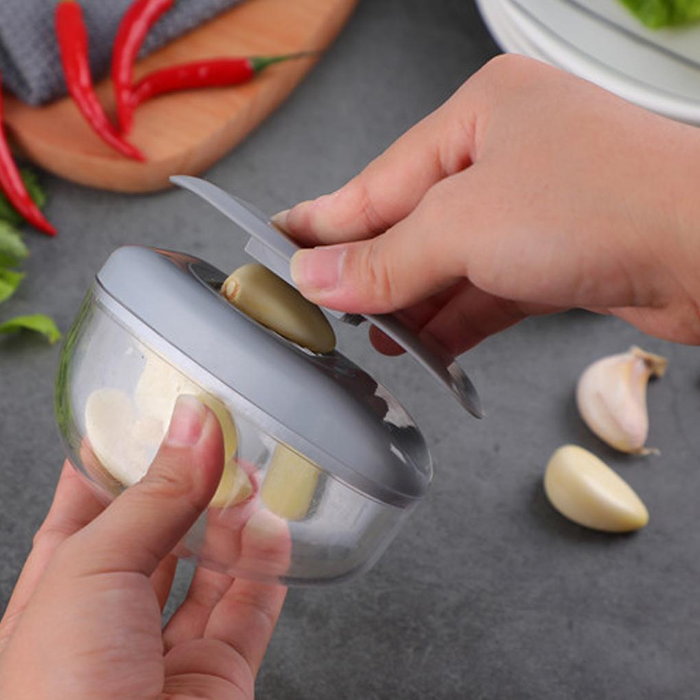 Rumah Tangga Mini Garlic Press Slicer Perajang Bawang Multifungsi Jahe Sayur Pencacah Penghancur Dapur Gadget