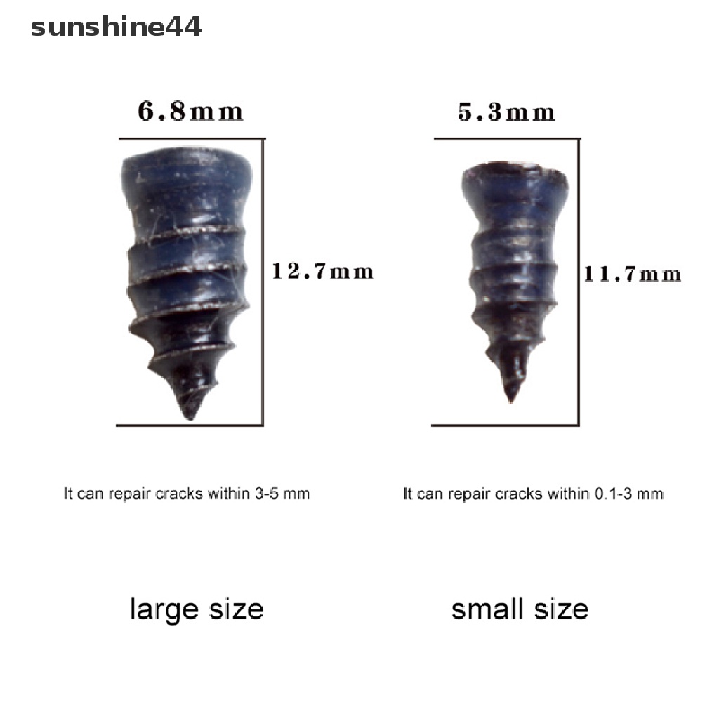 Sunshine 10pcs Universal Vacuum Tyre Repair Nail Untuk Mobil Truk Motor Sepeda Ban Tusukan Perbaikan Paku ID
