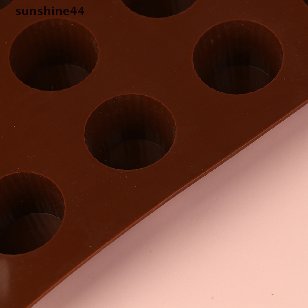 Sunshine 1Pc 15lubang Cetakan Silikon Permen Cetakan Coklat Baking Pan DIY Pastry Tool ID