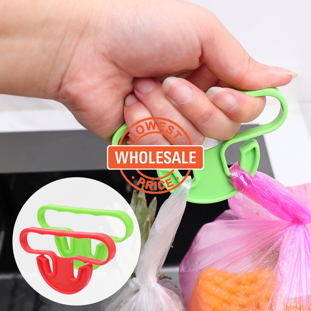 [Harga Grosir] [Warna random] Pengangkat Kantong Plastik Portable Anti Kusut Hemat Tenaga Kerja/Alat Pengangkat Sayuran Nyaman/Melindungi Tangan Artefak Belanja Multifungsi