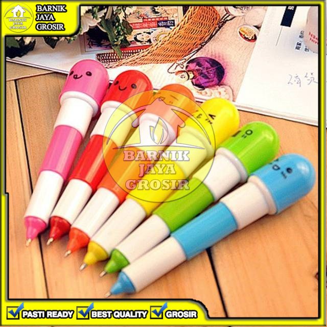 

[BJG] PULPEN PENA KAPSUL VITAMIN TABLET BOLLPOINT OBAT KAPSUL ALAT TULIS UNIK