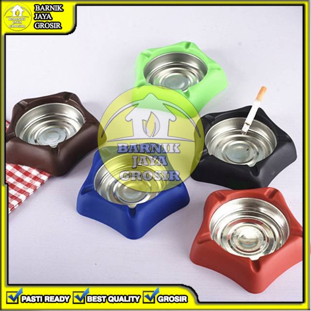 [BJG] ASBAK ROKOK BINTANG WARNA STAINLESS STEEL TAHAN LAMA KUAT