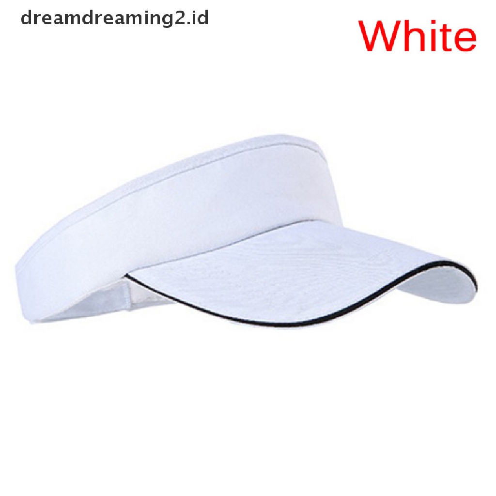 (hot) Adjustable Unisex Pria Wanita Polos Pelindung Matahari Sport Golf Tennis Breathable Cap Hat//