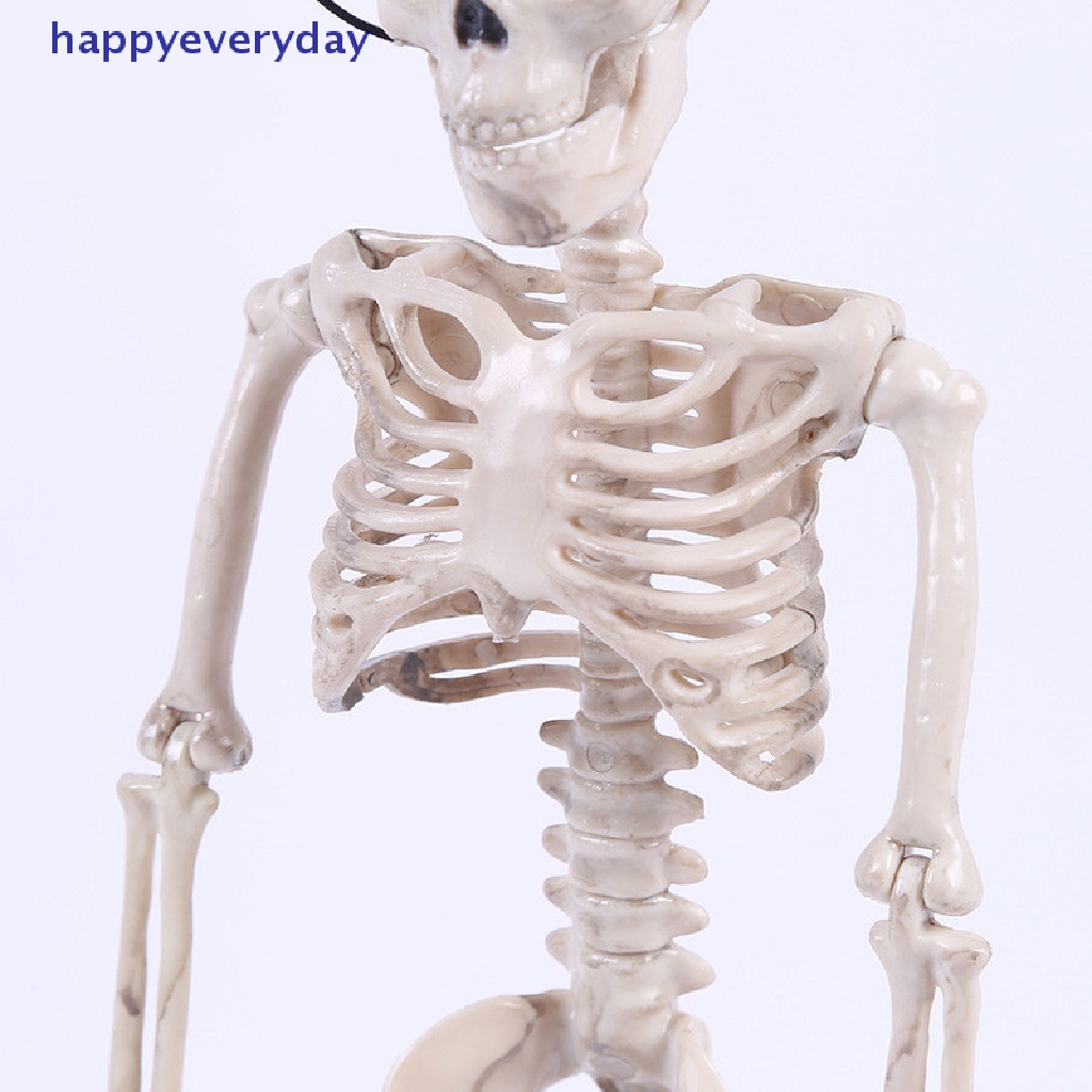 [happy] Posable Skeleton Halloween Decor Mengerikan Tulang Pria Merayap Dekorasi Pesta [ID]