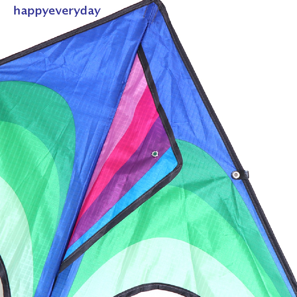 [happy] Layangan delta Besar Untuk Anak Dan Dewasa single line easy to fly kite handle include [ID]