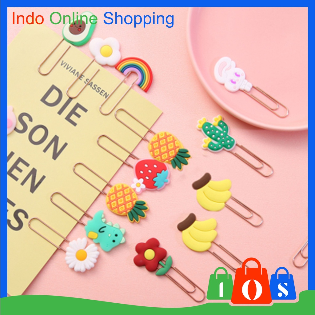 

IOS 532 Penjepit Kertas Lucu Kertas Cartoon Paper Clip Klip Import COD