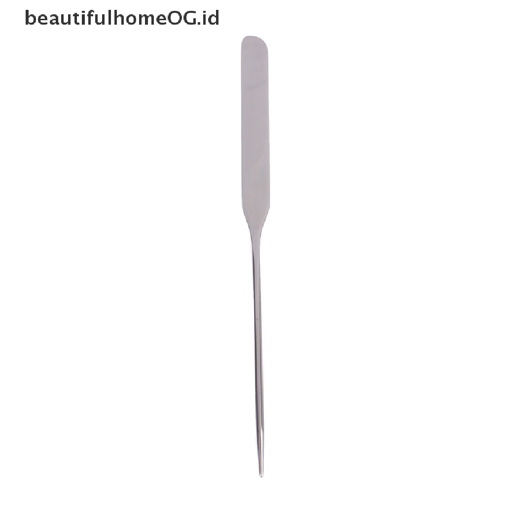 // Lebaran// 1Pcs Stainless Steel Dual Head Makeup Toner Spatula Mixing Stick Foundation **