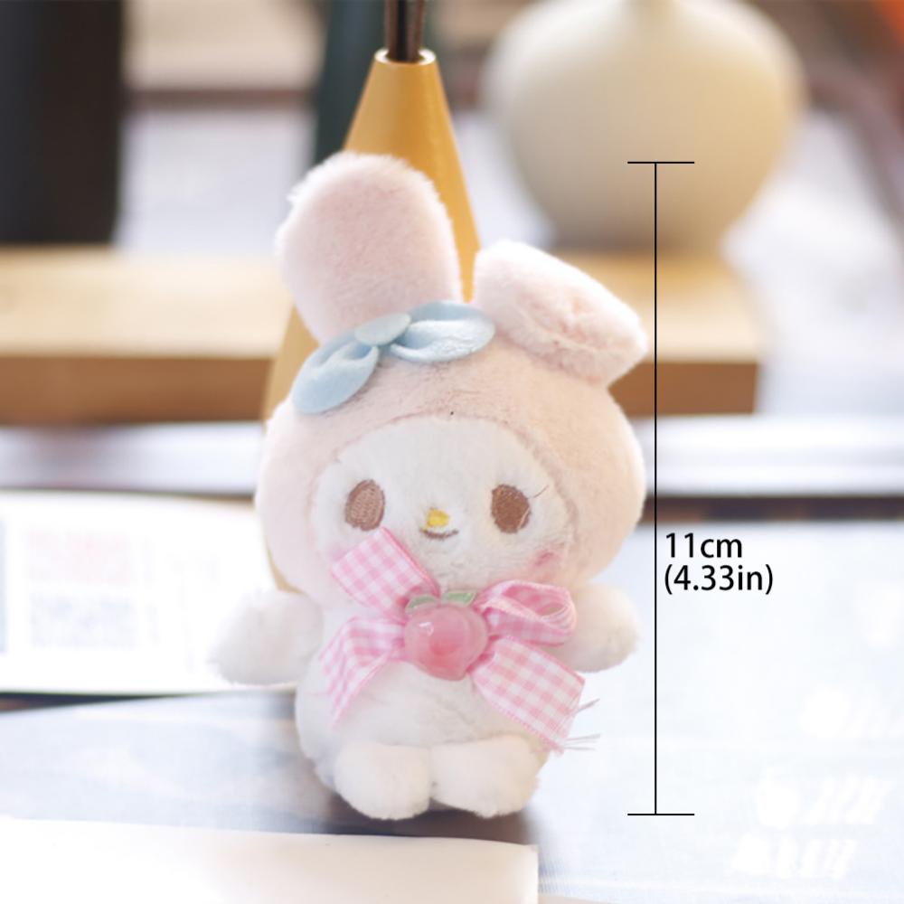 Timekey Kawaii Kartun Hewan Mainan Mewah Boneka Lembut Gambar Anime Mainan Mewah Gantungan Kunci Tas Dekorasi Liontin Untuk Anak Perempuan Teman Anak DGA1