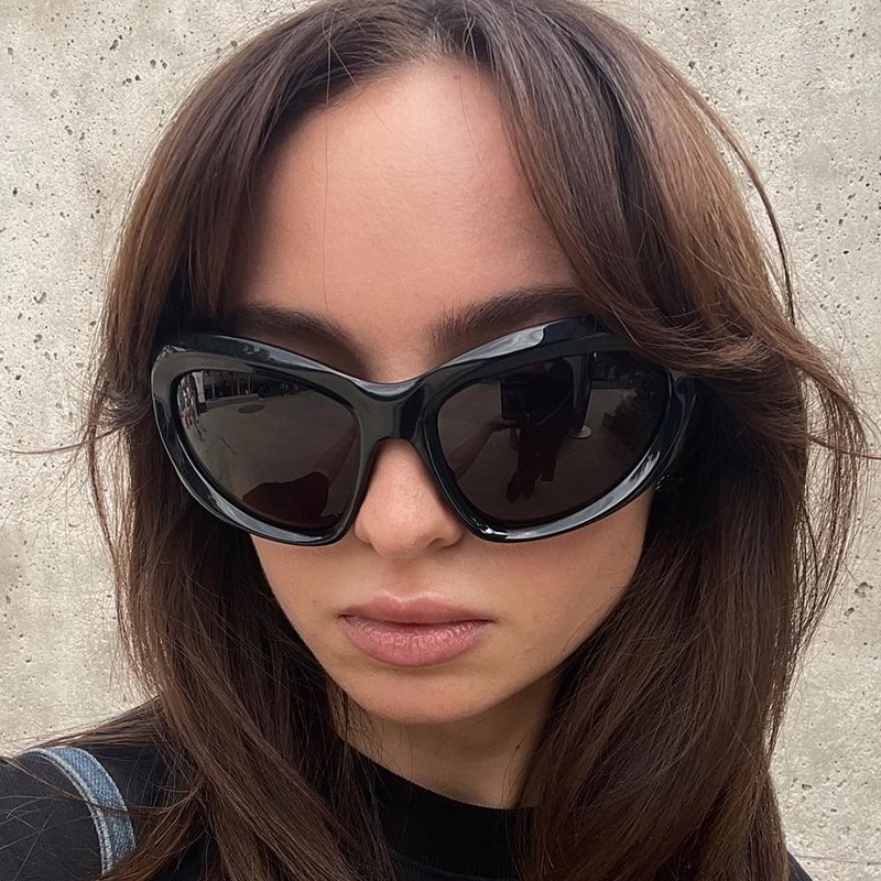 Kacamata Hitam Aesthetic Shades Untuk Wanita/Pria Eyeglasses Colour