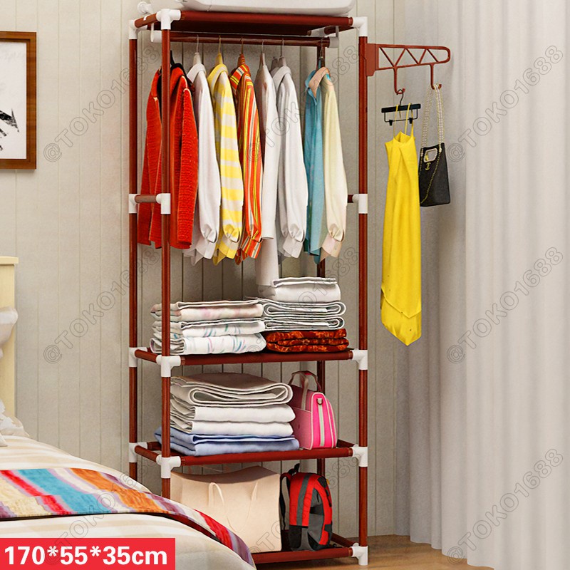PROMO!!! Stand hanger kotak serbaguna gantungan baju