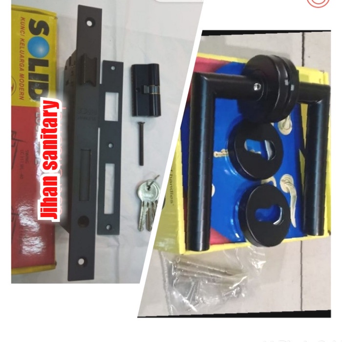 handel roses solid black komplit kunci