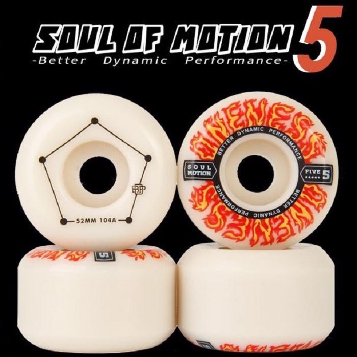 Soul Wheel oneness Profesional Skateboard Wheel Action Wide Wheel Kekerasan Tinggi Daya Tahan Tinggi Little Burning Man 104A Axis