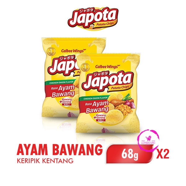 

Japota Keripik Kentang Ayam Bawang 68 gr x 2 pcs