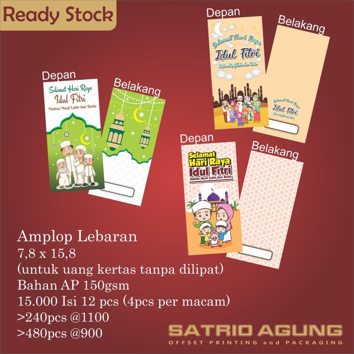

Angpao Lebaran Amplop Idul Fitri