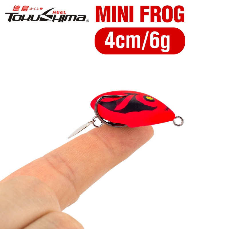 4cm/6g Sendok Mini Umpan Topwater Lembut Lompat Kodok Toman Memancing Umpan Dengan Kait Ganda 9warna Snakehead Casting Umpan Mengambang