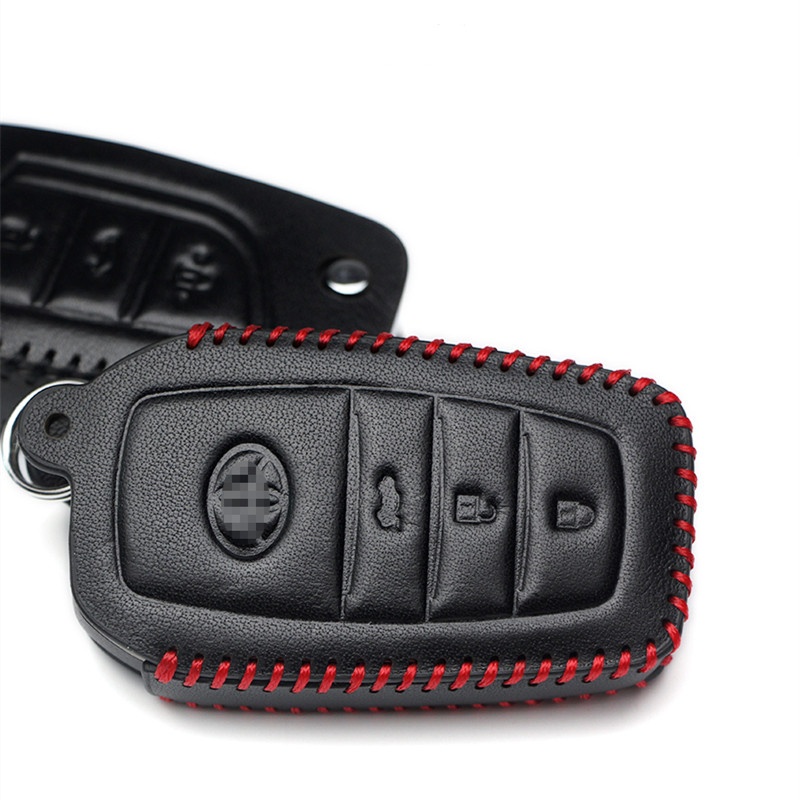 Untuk case Kunci Mobil Toyota/Gantungan Kunci/key chain leather