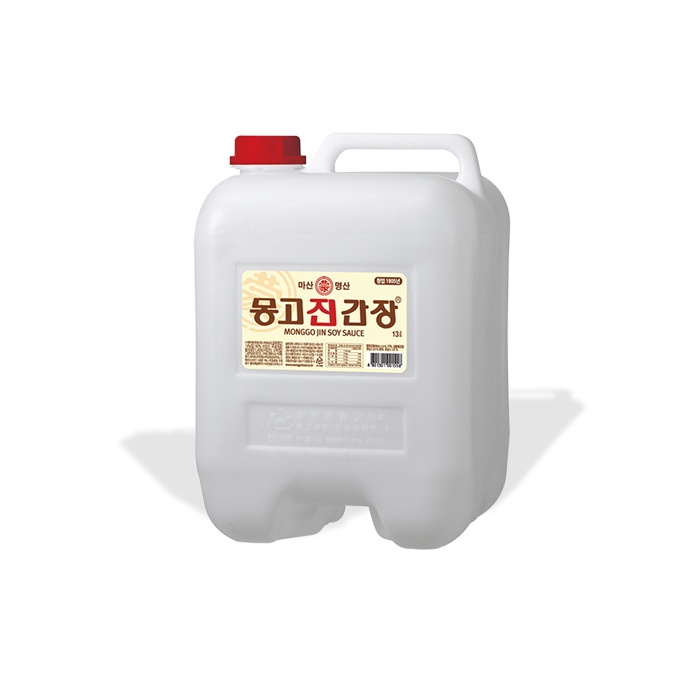 Monggo Jin Soy Sauce - Kecap Asin Asli Korea 13L - HALAL