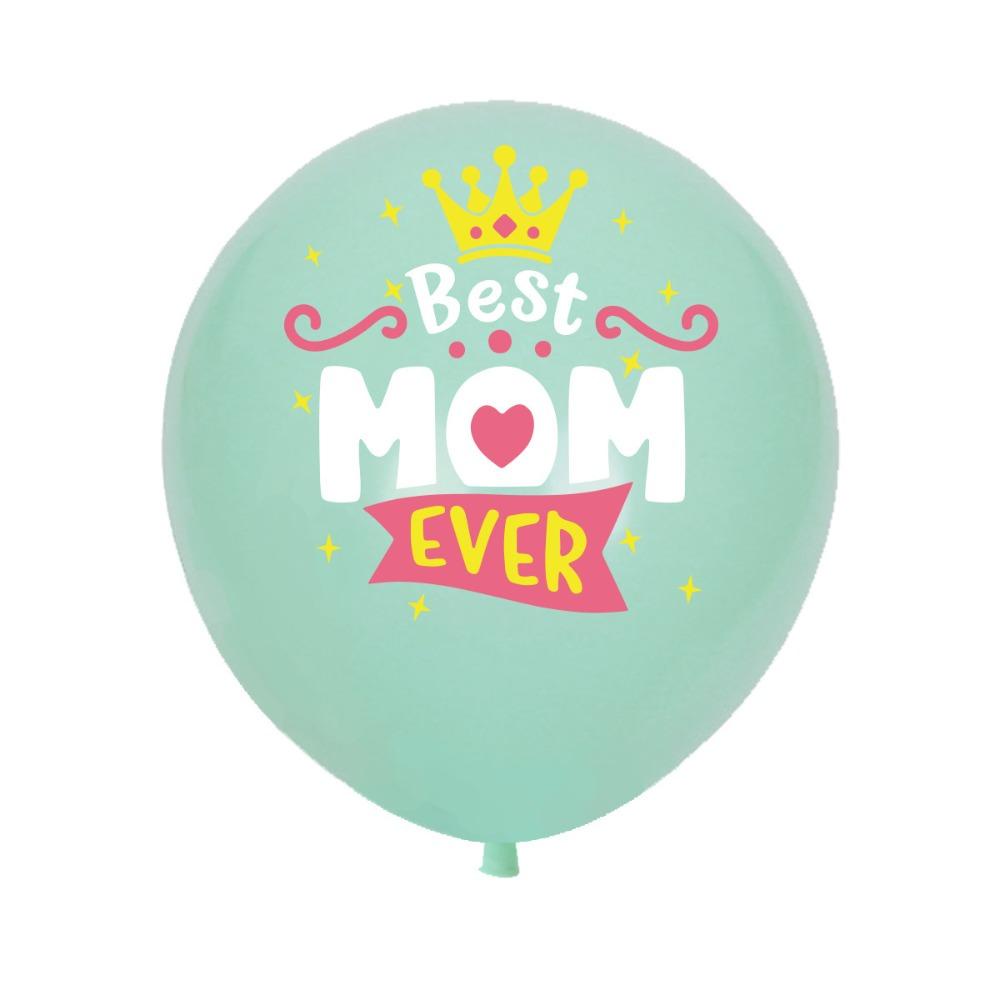 Nanas 20pcs Perlengkapan Pesta Hari Ibu Romantis Cinta Kamu Ibu Dicetak Ibu Terbaik I Love You Mothers Day Balloon