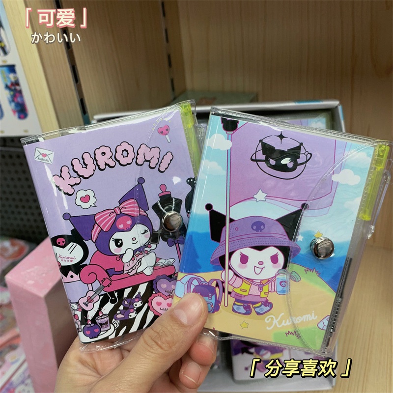 free pulpen buku notes kecil sanrio cinnamoroll kuromi melody / Notebook sanrio set pulpen