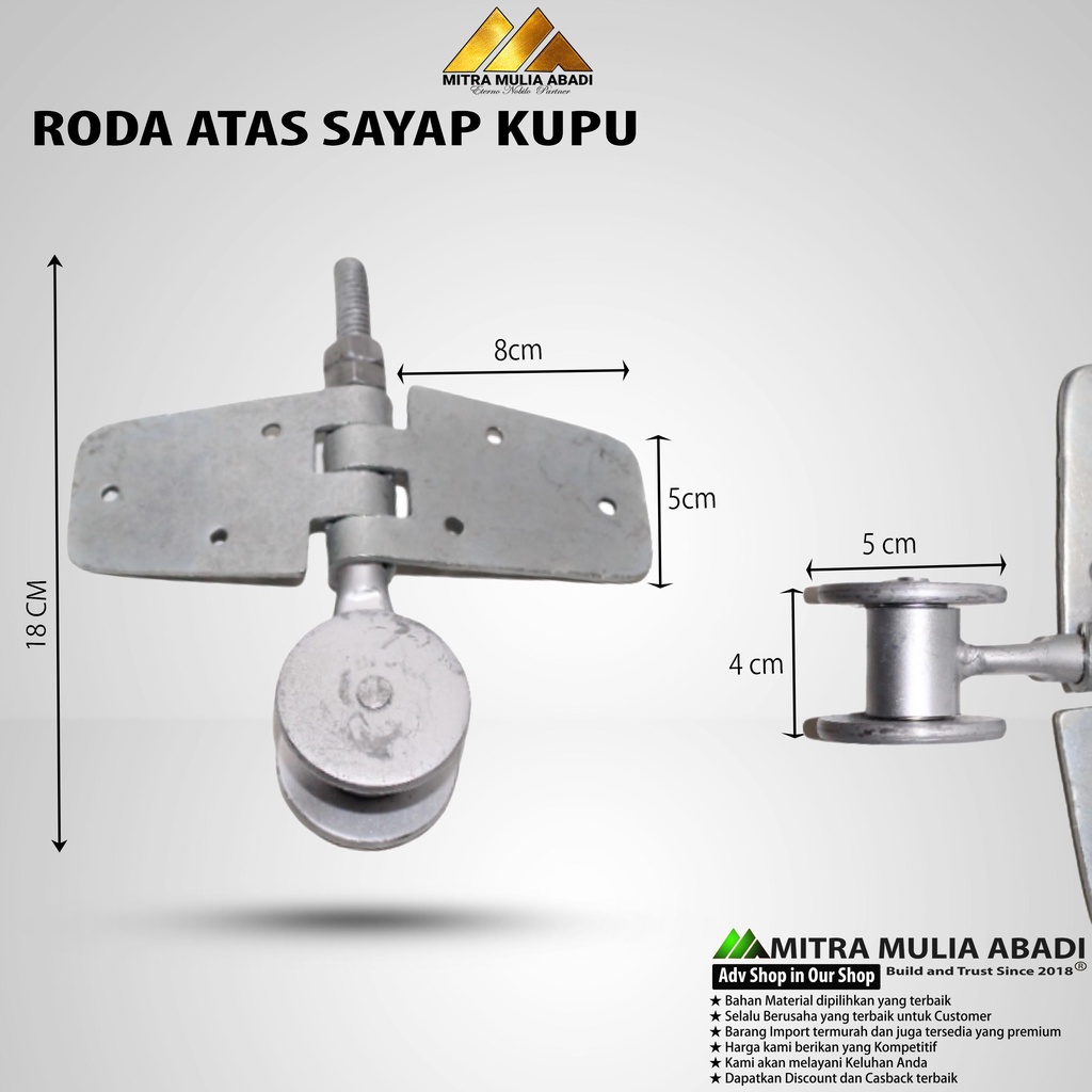 Roda Atas Sayap Kupu