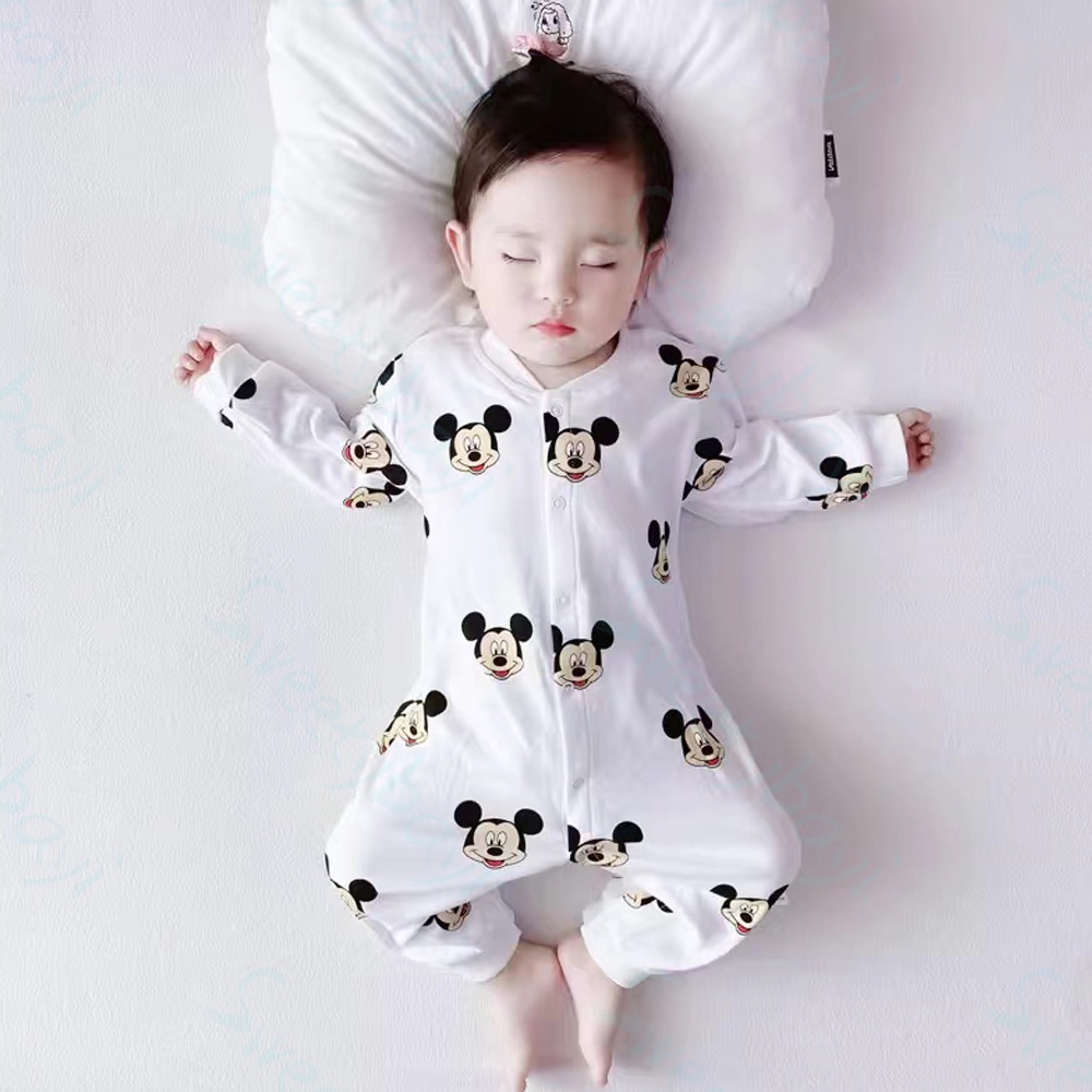 SweetyBayi Jumsuit bayi kaki tutup lengan panjang Baby jumper bayi newborn Sleepsuit bayi