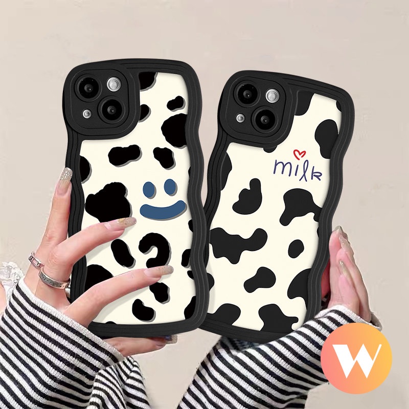 Case Motif Leopard Kompatibel Untuk iPhone 7Plus 11 Pro Max12 14 13 Pro Max X XS XR Max7 14 8 6 6s Plus SE 2020 Lembut Cinta Hati Smile Pasangan Soft Cover