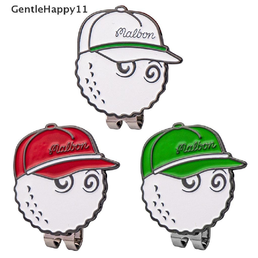 Gentlehappy 1pcs Mark Ball Topi Golf Klip Topi Golf Magnet Klip Dengan Magnet Golf Putg Aksesoris Golf Marker Pria Wanita id