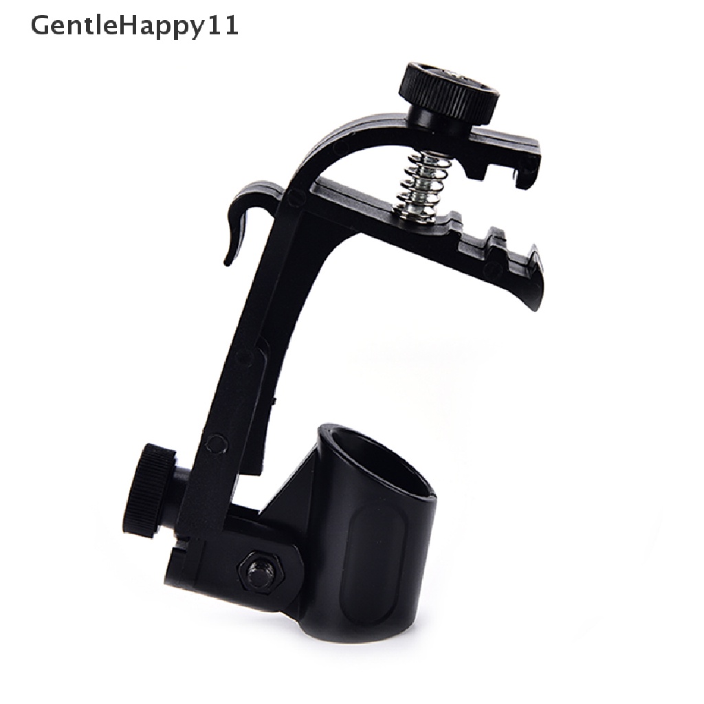 Gentlehappy 1pc Plastik Klip Dapat Disesuaikan On Drum Rim Shock Mount Microphone Mic Clamp Holder id