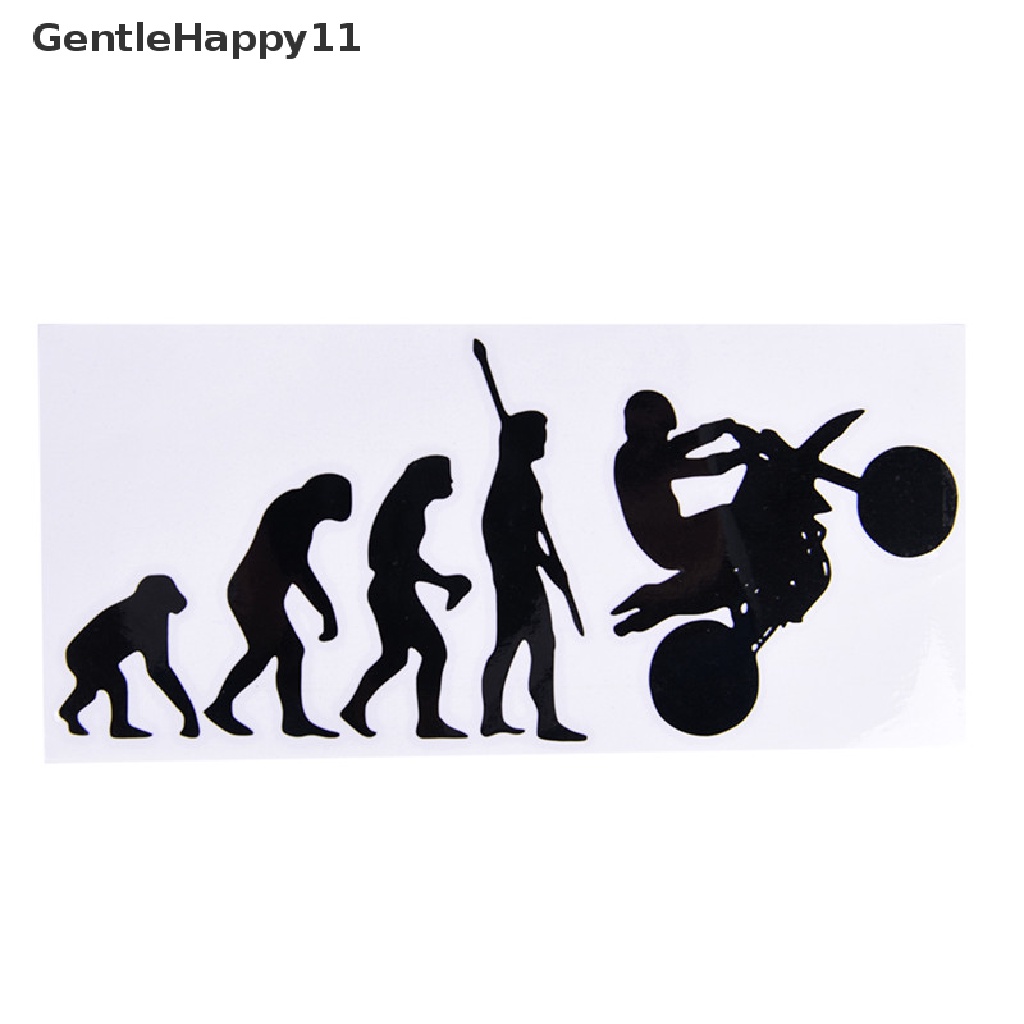 Gentlehappy Human Evolution Stiker Mobil Motor Personal Vinyl Reflektif Decals id