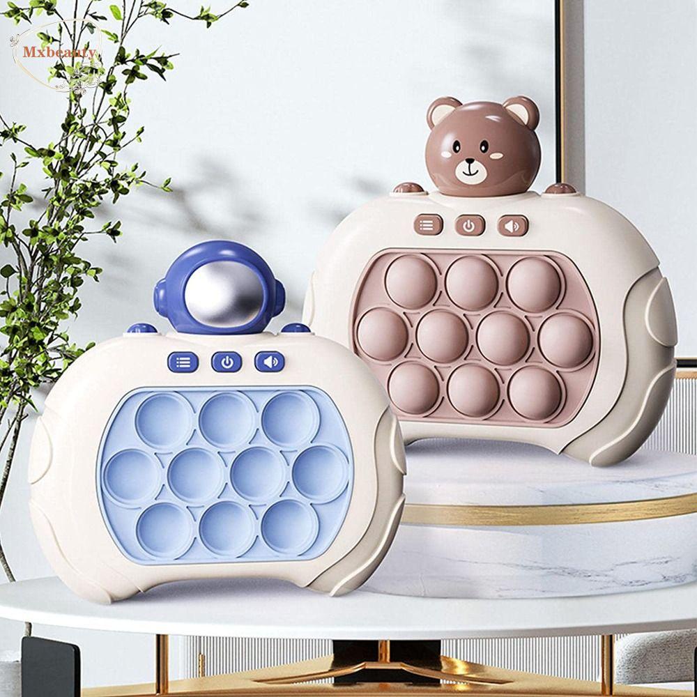 Game Gopher MXBEAUTY|Edukasi Game Led Lain Permainan Dorong Cepat Permainan Push Bubble Puzzle Games Astronot Mengalahkan Moles Speed Push It Fidget Toys Whac-A-Mole Toys