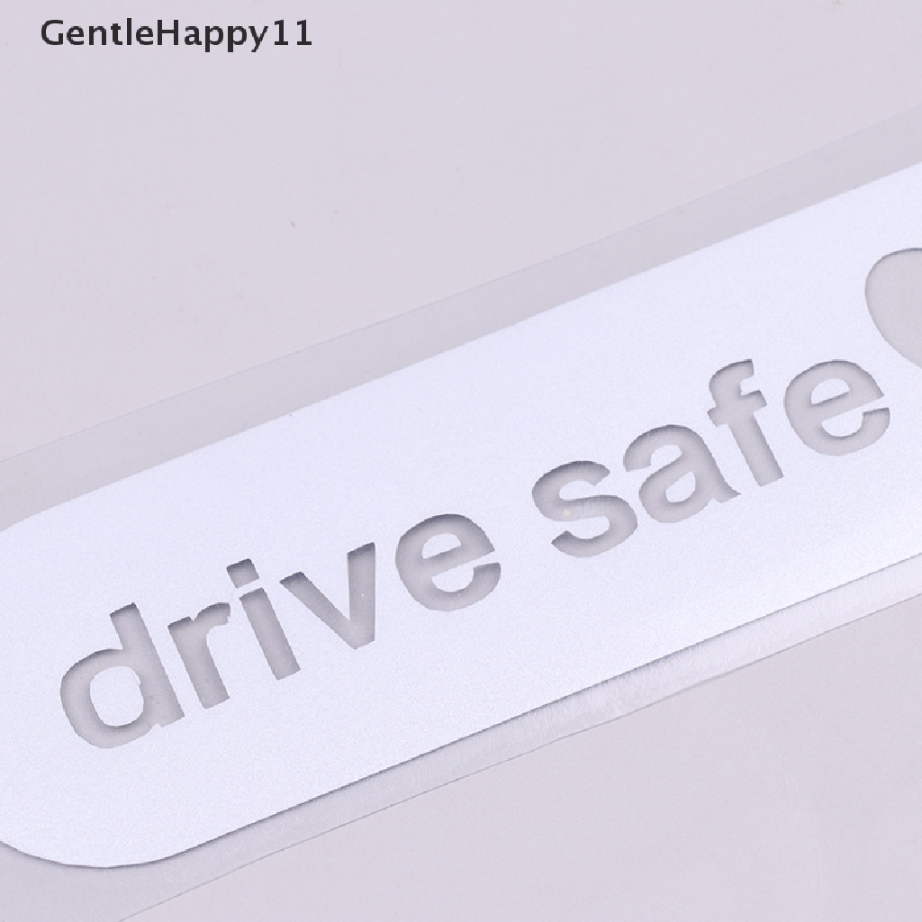 Gentlehappy 1Pc Drive Safe Tips Stiker Mobil Cermin Hias Tahan Air Decals Untuk Car id