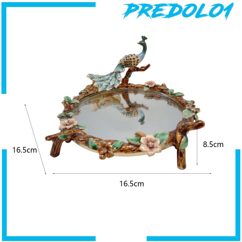[Predolo1] Tray Cermin Hias Organizer Parfum Untuk Vanity Coffee Table Kamar Mandi