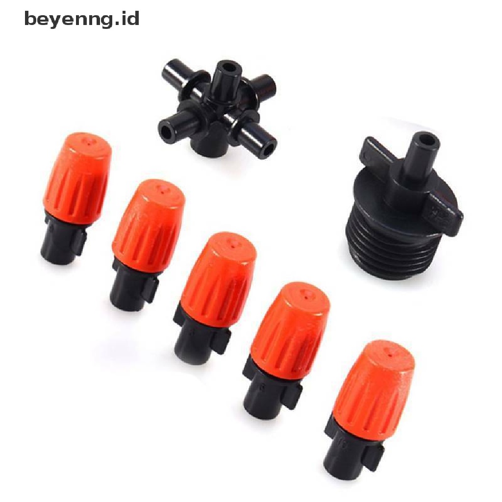 Beyen Sprinkler Taman Irigasi Kabut Kabut 5-head Nozzle 1per2 &quot;Moung Adaptor ID